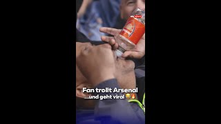 City-Fan trollt Arsenal & geht viral 🤣 #Bottler