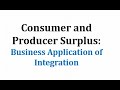 Economics: Consumer and Producer Surplus