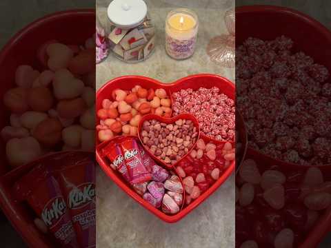 Valentine’s Day snack candy box #restockandrefill #valentinesday #restockasmr