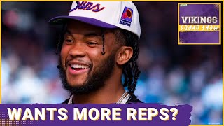 VIKINGS SQUAD SHOW: Kyler Murray Wants MORE Reps | Round 2 of QB Press Conferences