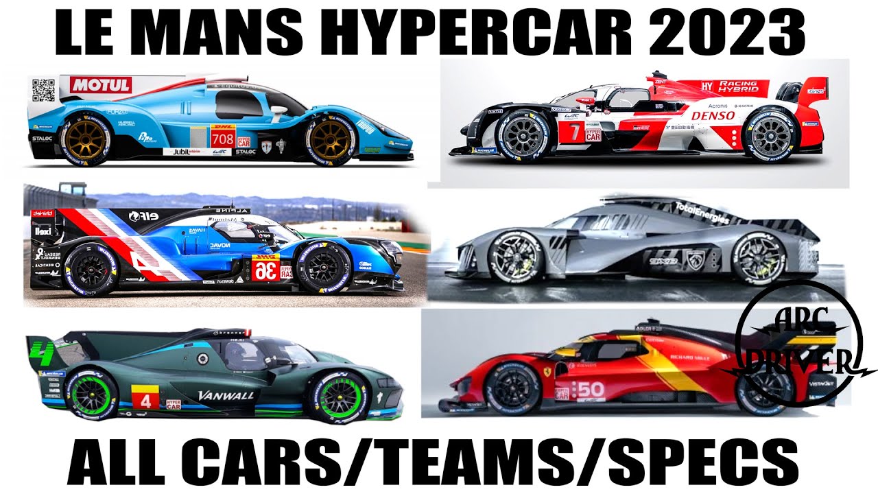 Video detailed look at cars and teams expected to compete in 2023 FIA WEC LMH Le Mans Hypercar