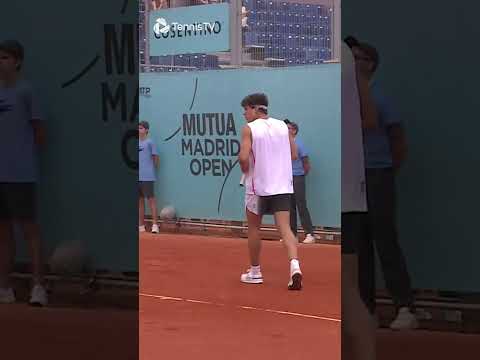 TENNIS SHOT OF THE YEAR SO FAR By Ben Shelton In Madrid 🤯🤯