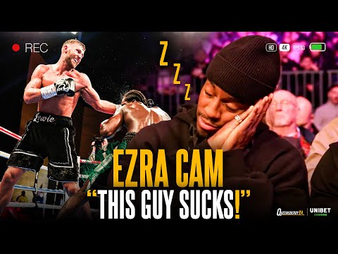 “THIS GUY SUCKS!” 😳 Ezra Taylor RILES UP Crowd in LIVE CAM Reaction To Rival Lewis Edmondson 🎥