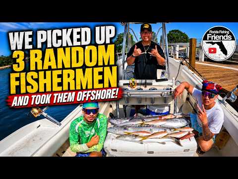 We picked up 3 random fishermen and took them offshore! Florida fishing friends video thumbnail