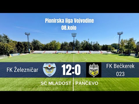 Pioniri: FK Železničar - FK Bečkerek 023 12:0