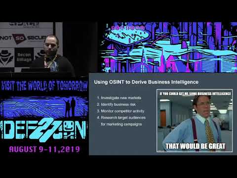 The OSINT space is Growing Are we Ready video
