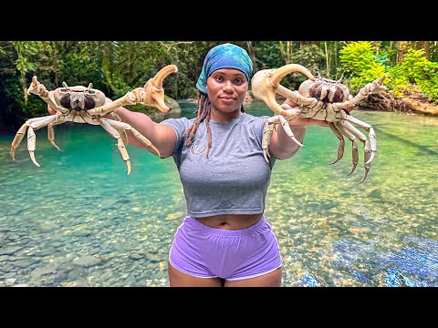 CRAB HUNTING WITH MY SPEAR FOR THE FIRST TIME