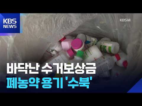 농가마다 쌓이는 <strong>폐</strong> 농약용기…수거 보상금 ‘오픈 런’ / KBS  2026.08.22.