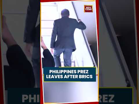 Philippines President Marcos Departs Delhi After BRICS Summit 2026 #Shorts