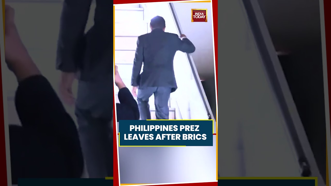 Philippines President Marcos Departs Delhi After BRICS Summit 2026 #Shorts