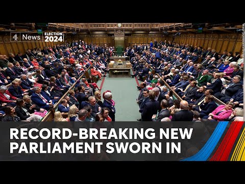 Hundreds of MPs descend on parliament to be sworn in