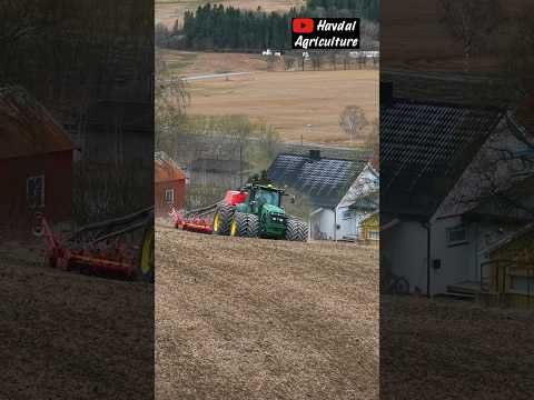Spring Seeding in Norway 🌱 JD 8345R & Väderstad in Action!