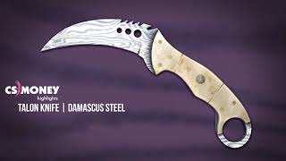 Talon Knife Damascus Steel Gameplay