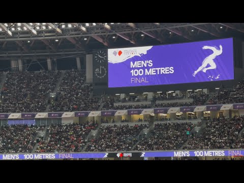 【世界陸上】男子100m決勝（ノーカット）一階席（国立競技場）World Athletics Championships 2025 Tokyo Japan
