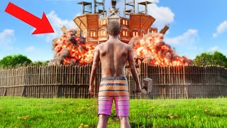 YouTube thumbnail for Memeio's video titled 'I Defeated a Cheating Rust Clan'