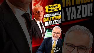 TFF Başkanı İbrahim Hacıosmanoğlu Canlı Yayında Bana Yazdı! 🚨 "Kellemi Koyarım"