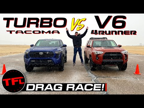 Thrilling Drag Races: TRD Pro 4Runner vs. Tacoma V6 vs. Ineos Grenadier