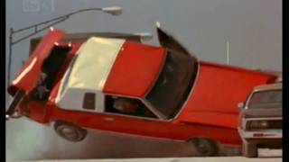 '73 Chevrolet K-30 chased by Honda XL 250 S