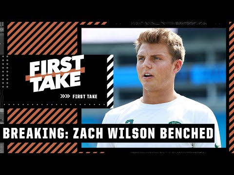 BREAKING NEWS: Zach Wilson WILL NOT start for the Jets vs. Bears | First Take video clip