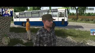 LS25 Rudi in Königshain 21  - Wann fährt der Bus in Königshain? Rudi deckt sein Silo zu. -