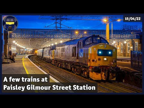 A few trains at Paisley Gilmour Street Station | 15/04/22