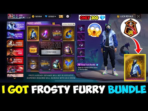 I GOT AURORA FADED WHEEL BUNDLE 😍 || ONLY 200  💎 USED 🤯 || FREE FIRE NEW FADED WHEEL #jkgamingyt