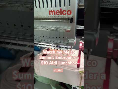 The Melco Summit + DesignShop = a dream machine embroidery setup for a small business #sewcreative