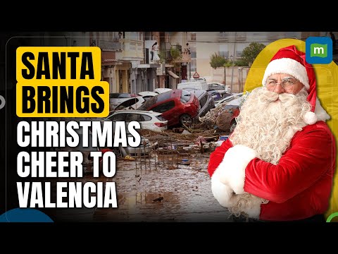 Santa brings Christmas cheer to Valencia following devastating October floods | N18G