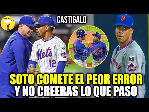 Asi JUAN SOTO Bota Juego Con ERROR el MANAGER lo ATACA y NO CREERAS lo QUE PASO | MLB