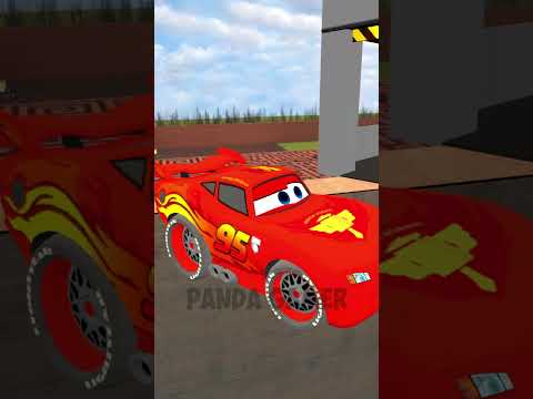 CAN LIGHTNING MCQUEEN REACH SALLY CARS PARKING BIG MAZE Garry's Mod