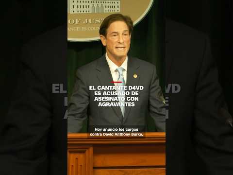 El cantante d4vd es acusado de asesinato con agravantesp