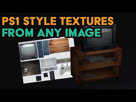 PS1 Style Texturing & 3D Modelling Tutorial | Blender & Texture Ripper Walkthrough