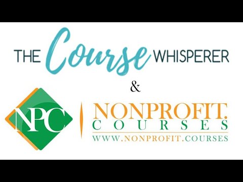 Course Creation for the Nonprofit Audience