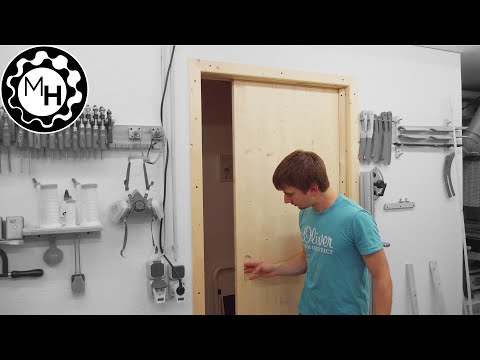 Installing a Sliding Door for the Workshop