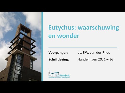 Morgendienst van 16-11-2025 vanuit de Pniëlkerk te Veenendaal