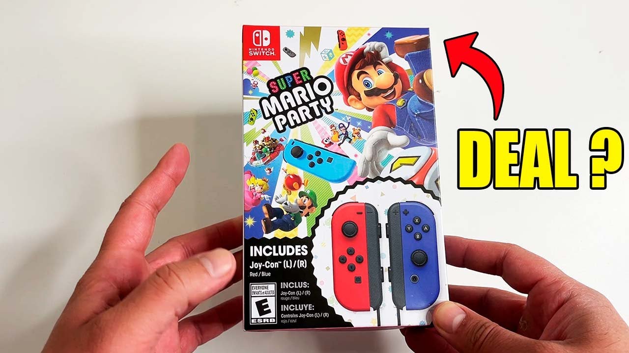 Bundle Super Mario Party + Joy-Con Red/Blue Bundle Super Mario Party + Joy-Con Red/Blue