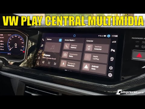Volkswagen Polo Highline 2025 - VW Play Central Multimídia em detalhes