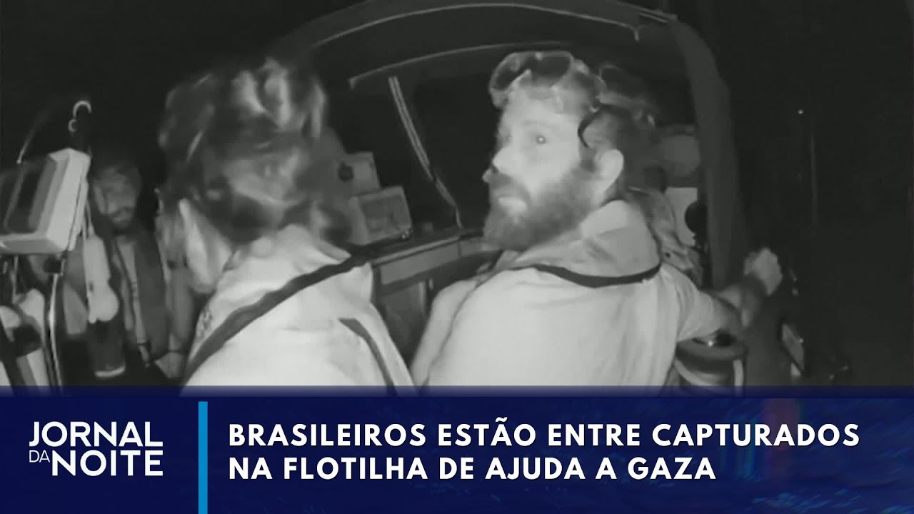 Brasileiros são detidos durante flotilha