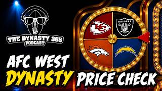 AFC WEST DYNASTY PRICE CHECK | Kenneth Walker, Quentin Johnston, Courtland Sutton, and More!