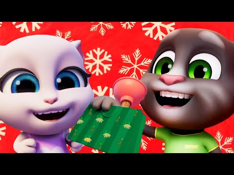 ของขวัญคริสต์มาส Choosing and Giving Christmas Presents 🎁❄️Talking Tom 😺 Super Toons TV Thai