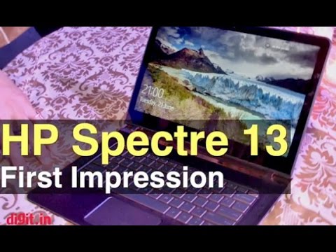 (ENGLISH) HP Spectre 13 Laptop First Impression - Digit.in