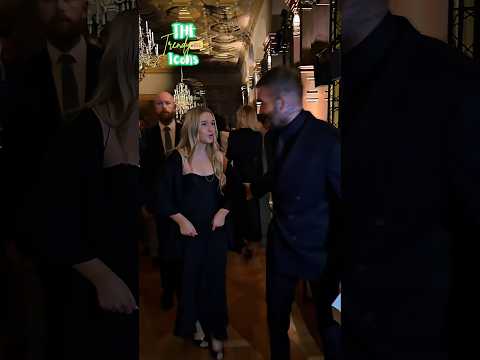 David Beckham Coming With His Beautiful Daughter #davidbeckham