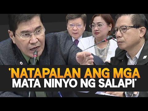 Binira ni Senator Tulfo si PCAB Engr. Dacay sa kapabayaan sa kuntsabahan ng mga contractor