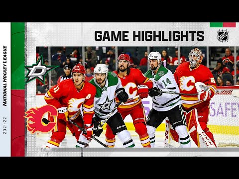 Stars @ Flames 11/04/21 | NHL Highlights
