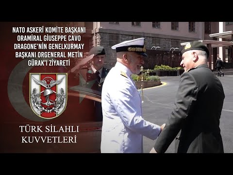 NATO Askerî Komite Başkanı Ora. Giuseppe CAVO DRAGONE’nin Gnkur.Bşk. Org. Metin GÜRAK’ı Ziyareti