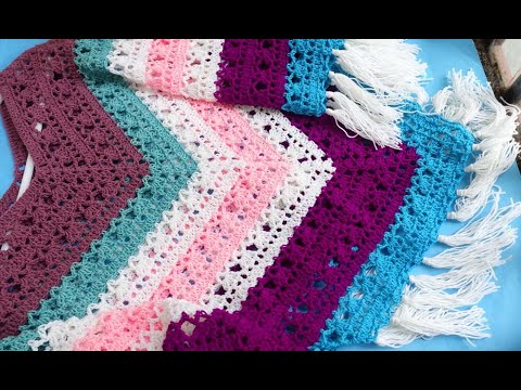 Crochet Poncho - Capshawl New Pattern// How making??? #crochet #poncho #trending #viralvideo