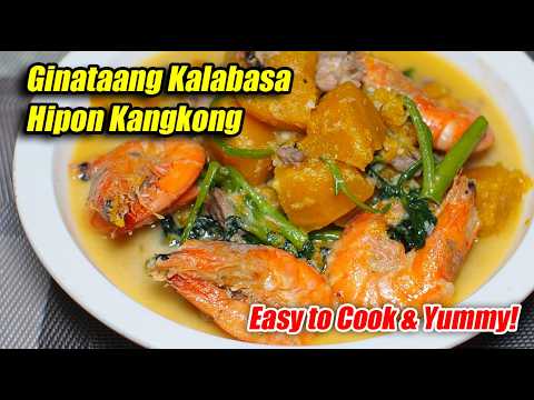Cook Your Ginataang Kalabasa 🎃 at Hipon 🍤 with a Twist! Easy to Cook and Yummy! ✔💯