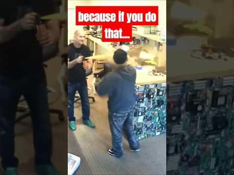 bear mace vs bad customer classic footage 😭