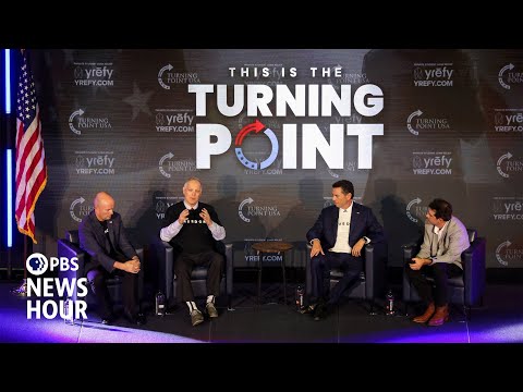 YouTube video thumbnail: Vance Joins Erika Kirk at University of Mississippi for Turning Point USA Event