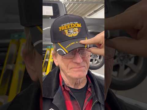 Sometimes it takes a Vietnam Vet Grandpa to get the job done. Did anyone count the hits? #veteran